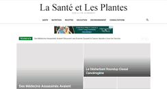 Desktop Screenshot of lasanteetlesplantes.com